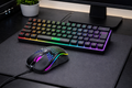 RedThunder 60% Ensemble Clavier et Souris 2-en-1 Gamer, AZERTY FRANÇAIS, Mini Clavier Ultra-Compact Rétroéclairé RGB 62 Touches, Souris Légère 6 Boutons 7200 DPI pour PC Mac PS5 Xbox