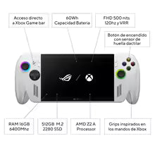 Console de jeu portable ASUS ROG Xbox Ally 7" Full HD 120 Hz AMD Ryzen ™ Processeur Z2 A 16 Go de RAM 512 Go SSD 60 Wh Batterie Windows 11